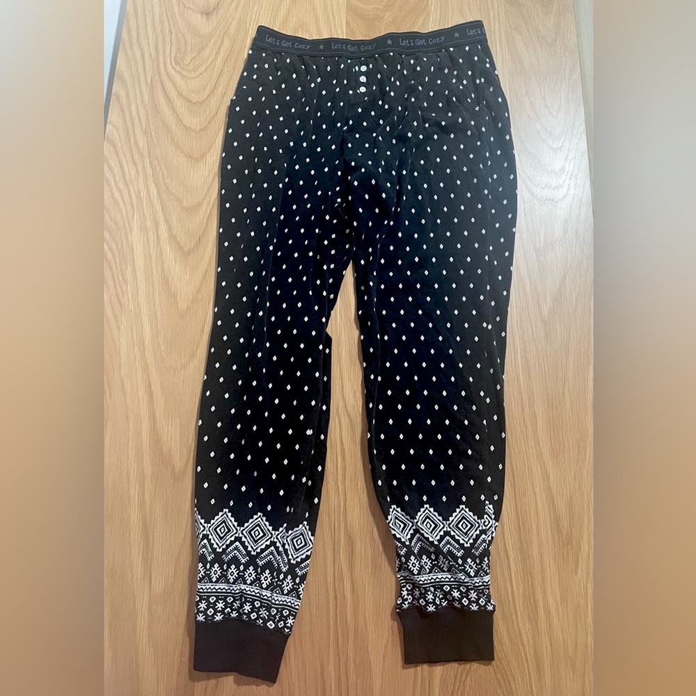 Let’s Get Cozy Fair-Isle Pajama Pants